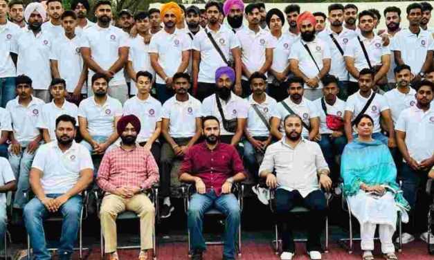 Youth Services Minister Gurmeet Singh Meet Hayer sees off 115 youths for Adventure and Trekking camp at Manali