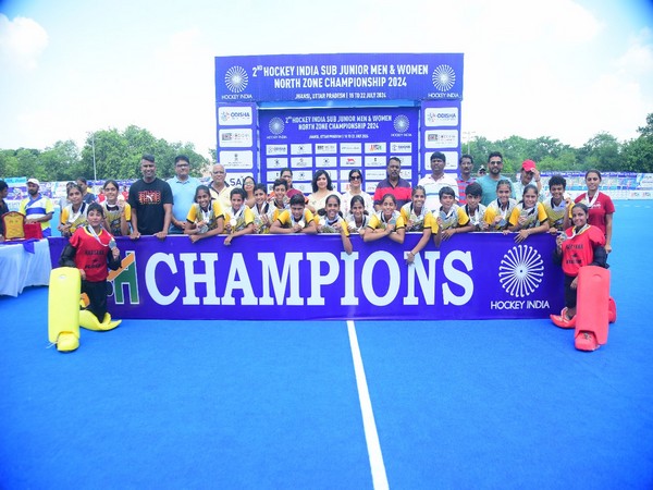 Uttar Pradesh and Haryana win trophies in the 2nd Hockey India Sub Junior Women, Men North Zone Championship 2024.