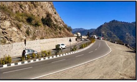 Part of NH-3 in Himachal is closed after a cloudburst causes a flash flood.