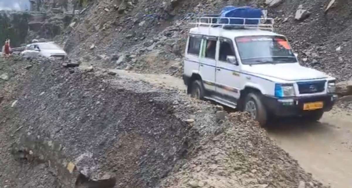 Uttarakhand: Badrinath National Highway opened for traffic near Bhanerpani after massive landslide