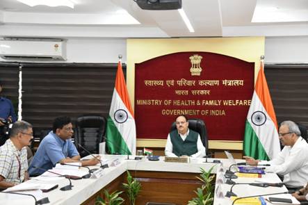 The Union Health Minister examines Medical Device, Cosmetic, and Drug Regulation