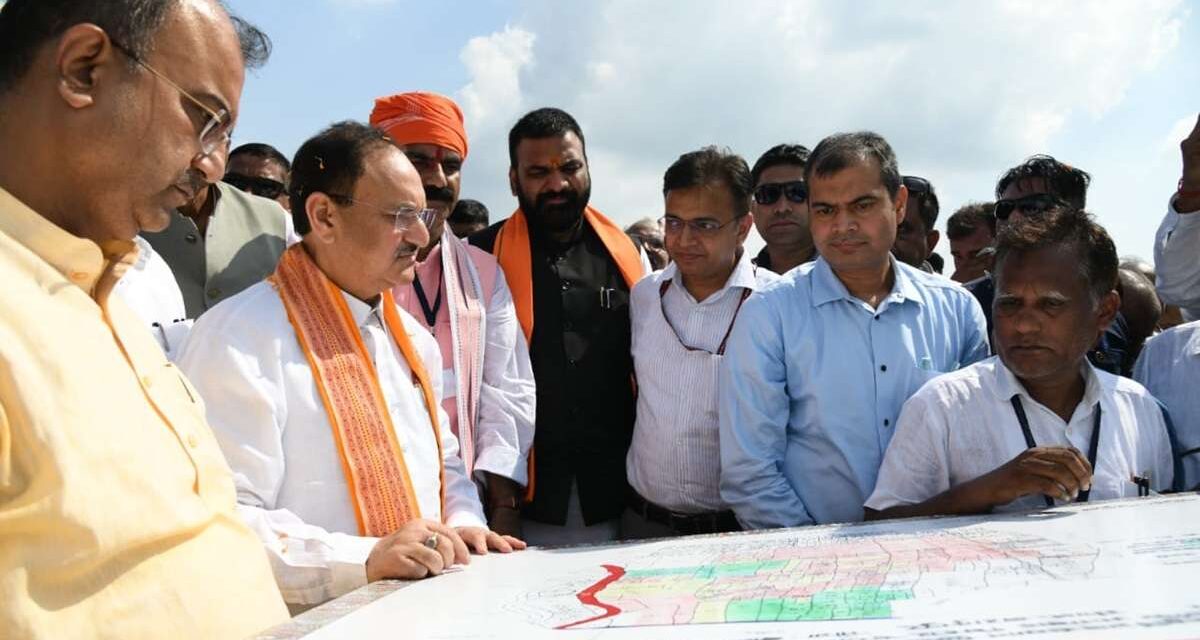 Union Health Minister JP Nadda Inspects AIIMS Darbhanga Site and Launches Super-Specialty Blocks in Bihar