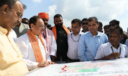 Union Health Minister JP Nadda Inspects AIIMS Darbhanga Site and Launches Super-Specialty Blocks in Bihar