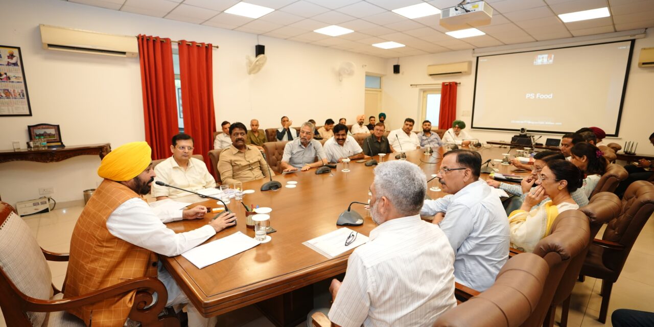 CM reviews arrangement for paddy procurement in state