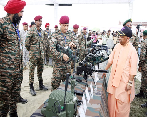 CM Yogi Adityanath inaugurates 3 day Armed Forces Festival in Lucknow