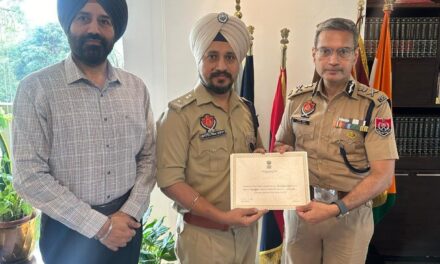 PUNJAB’S KIRATPUR SAHIB POLICE STATION RANKS 8TH NATIONALLY