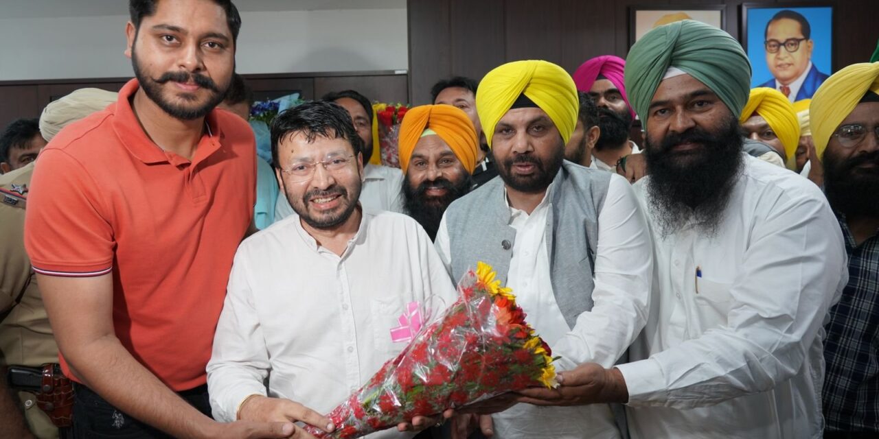 Dr. Ravjot Singh Assumes Charge as Punjab’s Cabinet Minister for Local Government and Parliamentary Affairs