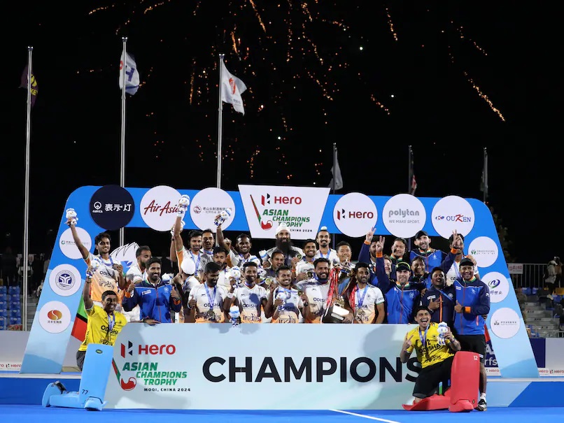 India Clinch Record Fifth Asian Champions Trophy Title with 1-0 Win Over China