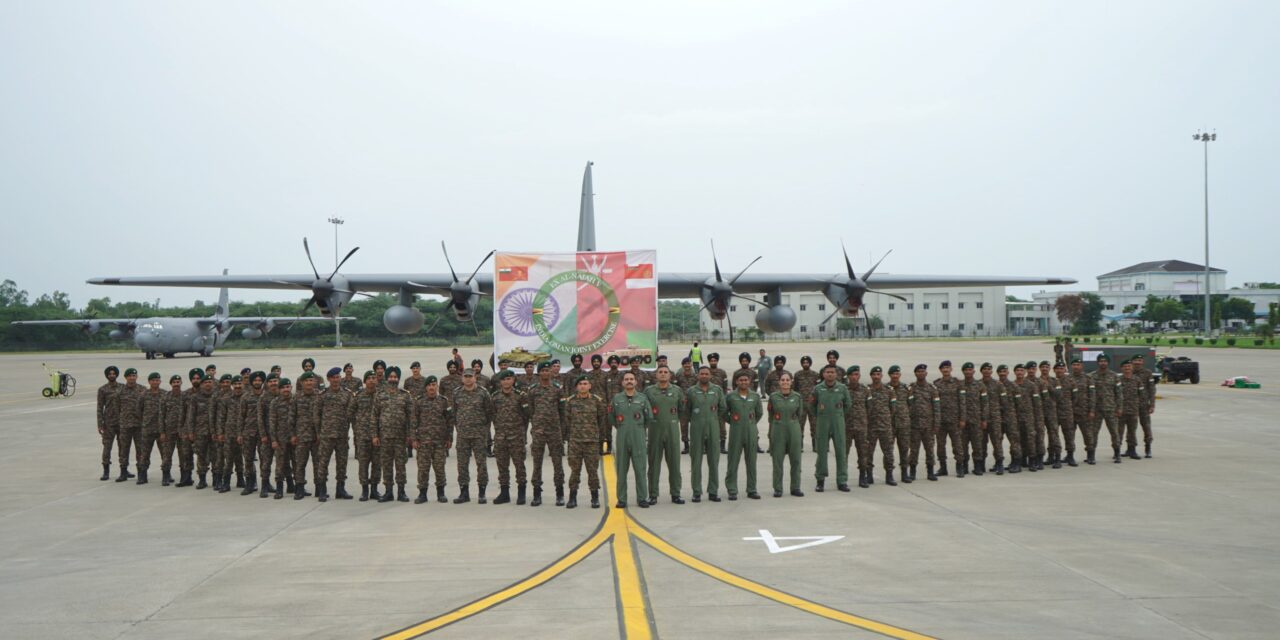 INDIAN ARMY CONTINGENT DEPARTS FOR INDIA- OMAN JOINT MILITARY EXERCISE AL NAJAH V