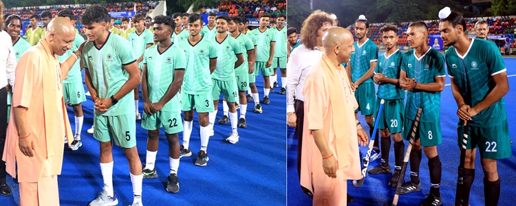 Hon’ble Chief Minister of Uttar Pradesh Shri Yogi Adityanath inaugurates the prestigious 1st Hockey India Junior Men Inter-Zone Championship 2024