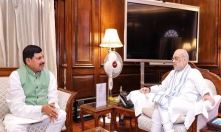 CM Dr. Yadav calls on Union Minister Shri Shah