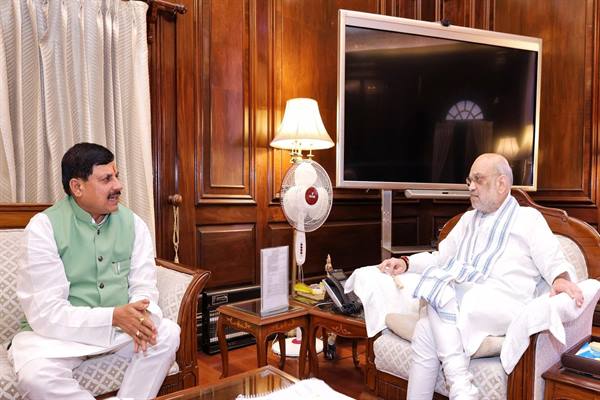 CM Dr. Yadav calls on Union Minister Shri Shah