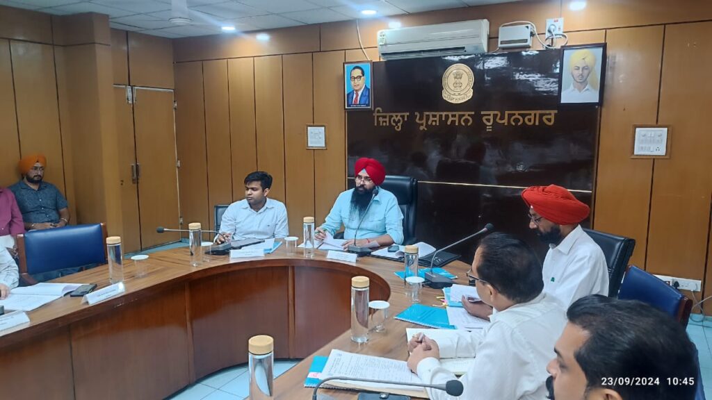 MP Malvinder Singh Kang Urges Teachers to Join Students for Mid-Day Meals, Reviews Key Development Projects in Rupnagar