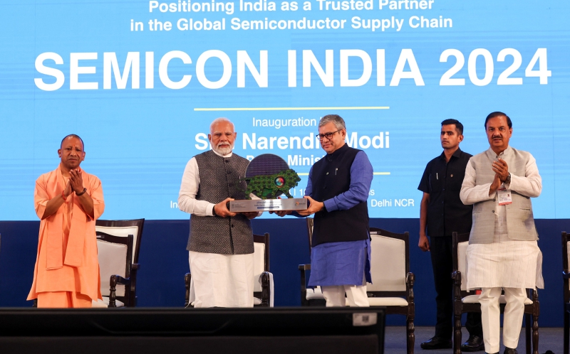 PM Modi Inaugurates SEMICON India 2024, Sets Vision for India’s Semiconductor Leadership