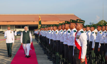 PM arrives in Brunei on an official visit