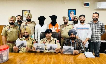 PUNJAB POLICE IN JOINT OPS WITH CENTRAL AGENCY BUST PAK-BACKED ARMS SMUGGLING MODULE