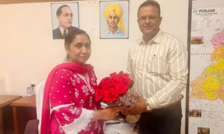 Backfinco Chairman Sandeep Saini Meets Cabinet Minister Dr. Baljit Kaur