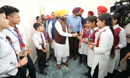 CM Participates in mega PTM at School of Eminence in Nangal