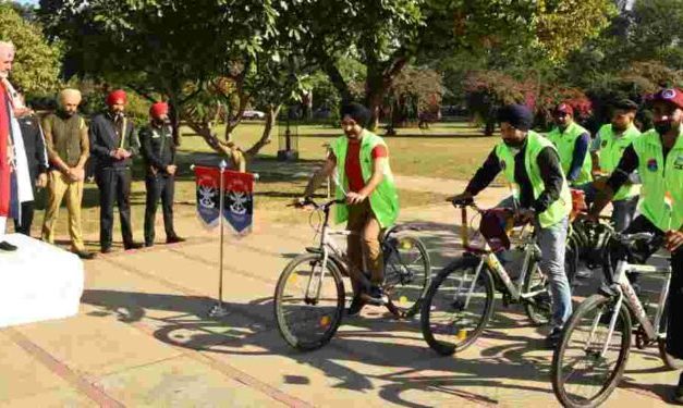 Chetan Singh Jauramajra welcomes cycle rally design to raise awareness about soldiers’ martyrdom and encourage youth to join army