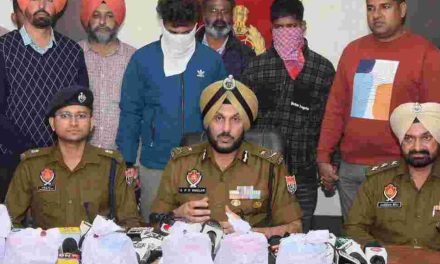 PUNJAB POLICE BUST DRUG SMUGGLING RACKET BEING OPERATED BY USA-BASED JASMIT LUCKY; TWO HELD WITH 6-KG HEROIN