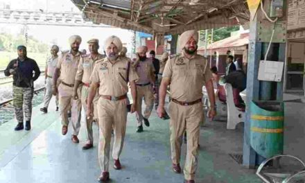 AHEAD OF FESTIVE SEASON, PUNJAB POLICE CONDUCT SEARCH OPERATION AT RAILWAY STATIONS, CROWDED MARKETS ACROSS STATE