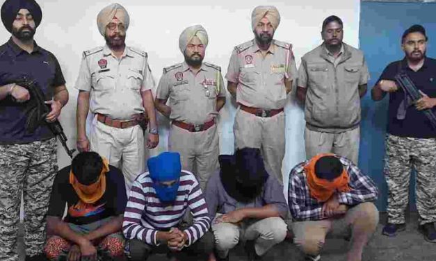 PUNJAB POLICE BUST TERROR FUNDING MODULE BACKED BY HARWINDER RINDA; FIVE OPERATIVES OF HANDLER PARMINDER PINDI HELD