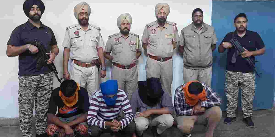 PUNJAB POLICE BUST TERROR FUNDING MODULE BACKED BY HARWINDER RINDA; FIVE OPERATIVES OF HANDLER PARMINDER PINDI HELD