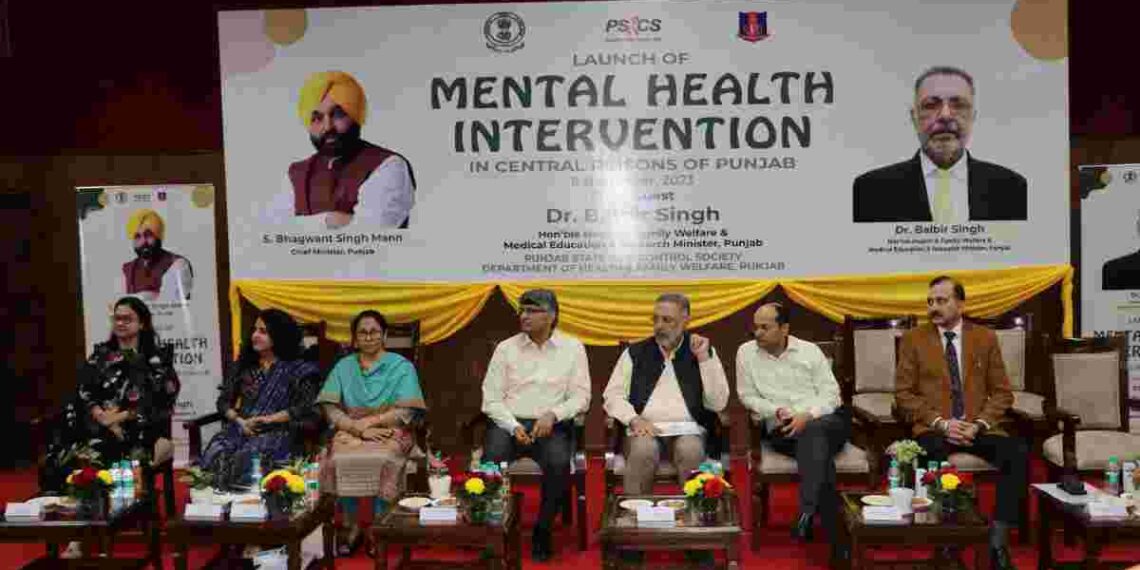 MENTAL HEALTH INTERVENTION PROGRAM LAUNCHED IN PUNJAB JAILS BY DR BALBIR SINGH