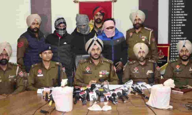 Punjab Police Arrest Three More in Mannu Mahawa Cartel, Bringing Heroin Seized to 22.5 kg