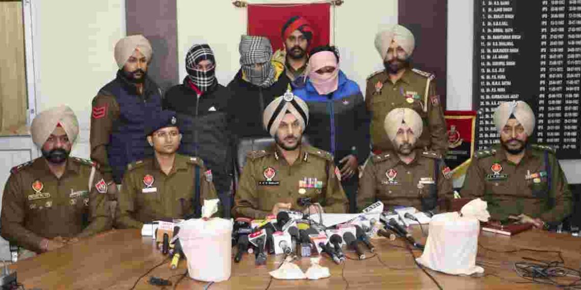 Punjab Police Arrest Three More in Mannu Mahawa Cartel, Bringing Heroin Seized to 22.5 kg