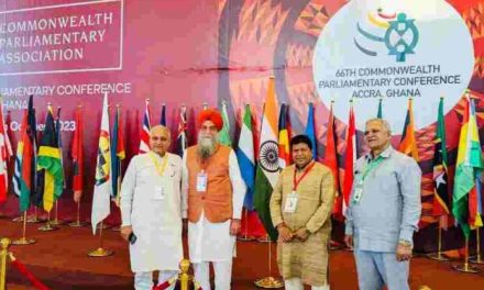 Speaker Kultar Singh Sandhwan presses for greater coordination among commonwealth countries on political issues