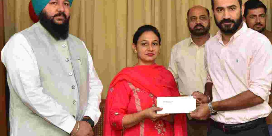 Meet Hayer handed over appointment letters to 13 newly appointed candidates of PWRMDC