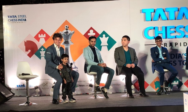 Three-Year-Old Chess Prodigy Anish Sarkar Meets Magnus Carlsen, Receives Inspiring Advice