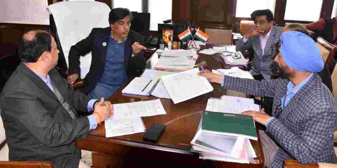 Cabinet Minister Bram Shankar Jimpa, Minister of Water Supply and Sanitation reviews important projects of Water Supply & Sanitation Department