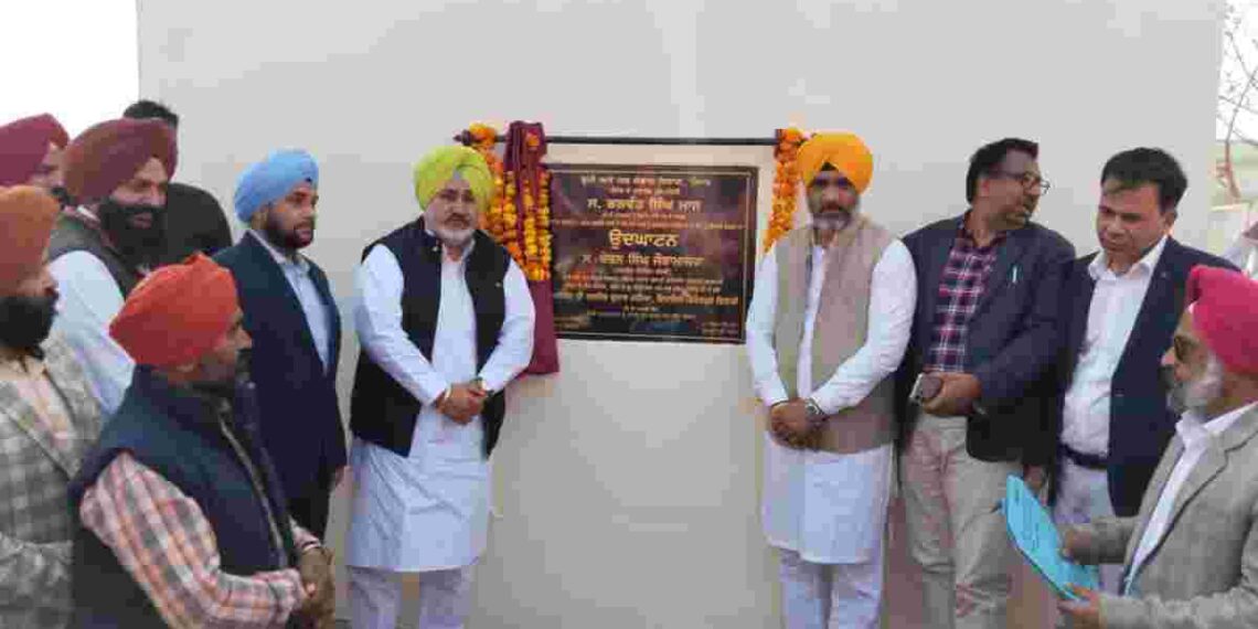 Chetan Singh Jouramajra inaugurates two projects for utilizing treated water of STPs for irrigation at Talwandi Bhai and Zira