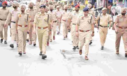 LOK SABHA ELECTIONS-2024: PUNJAB POLICE, PARAMILITARY FORCES CARRY OUT FLAG MARCHES ACROSS STATE