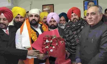 Maninderjit Singh Vicky Ghanaur takes charge as Vice Chairman in Punjab Health System Corporation