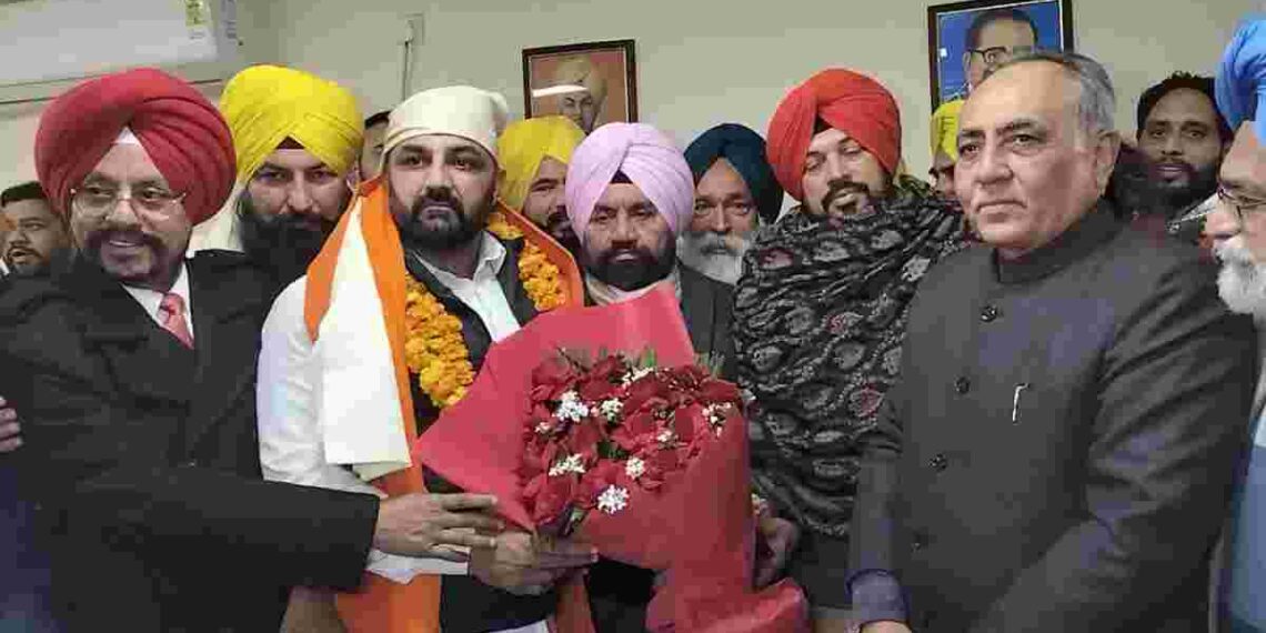 Maninderjit Singh Vicky Ghanaur takes charge as Vice Chairman in Punjab Health System Corporation