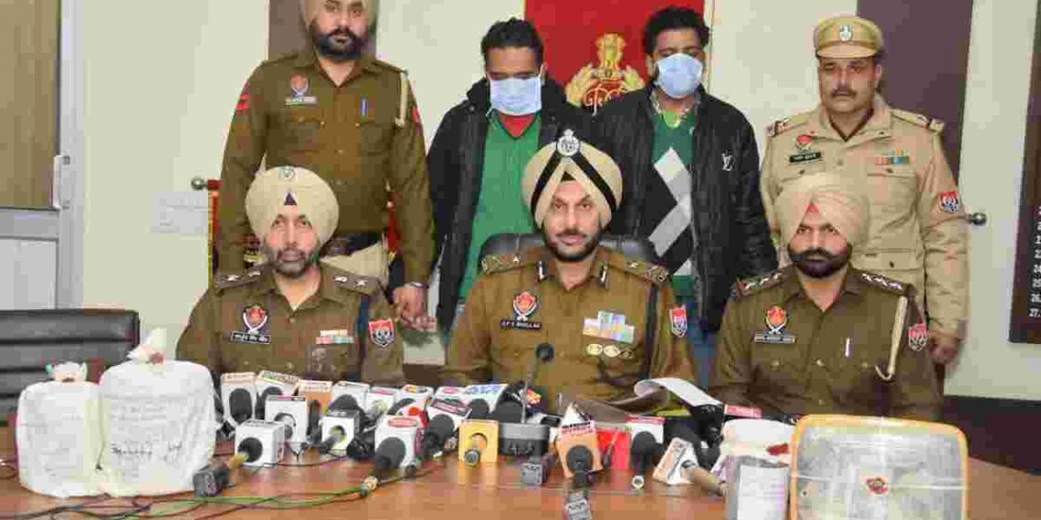 PUNJAB POLICE ARREST TWO ‘BIG FISH’ AMONG FIVE DRUG SMUGGLERS FROM AMRITSAR; 3KG HEROIN, ₹5.25L DRUG MONEY RECOVERED