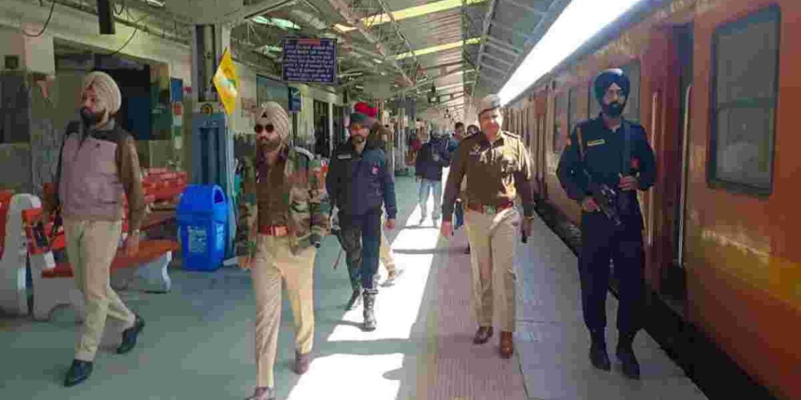 PUNJAB POLICE CONDUCT SEARCH OPERATION AT RAILWAY STATIONS ACROSS STATE