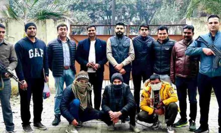 CHANDIGARH FIRING CASE: PUNJAB POLICE IN JOINT OP WITH CENTRAL AGENCIES ARREST THREE OPERATIVES OF GANGSTER GOLDY BRAR FROM GORAKHPUR