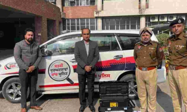 34TH NATIONAL ROAD SAFETY MONTH: IN A FIRST, PUNJAB POLICE UNVEILS ROAD CRASH INVESTIGATION VEHICLE TO EXAMINE CAUSE OF ACCIDENT