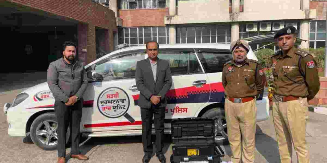 34TH NATIONAL ROAD SAFETY MONTH: IN A FIRST, PUNJAB POLICE UNVEILS ROAD CRASH INVESTIGATION VEHICLE TO EXAMINE CAUSE OF ACCIDENT