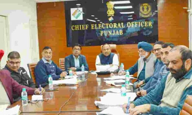 Punjab CEO exhorts all DCs to surpass 70% voter turnout in Lok Sabha polls