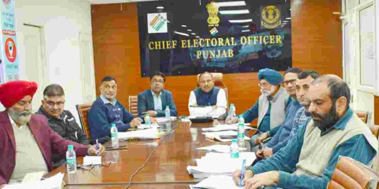 Punjab CEO exhorts all DCs to surpass 70% voter turnout in Lok Sabha polls