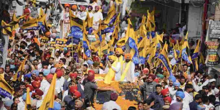 Bhagwant Mann in Fatehgarh Sahib – Gurpreet GP’s win is certain, only its announcement is pending