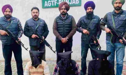 THREE ASSOCIATES OF TERRORISTS LAKHBIR LANDA AND HARWINDER RINDA HELD FROM AMRITSAR; TWO PISTOLS RECOVERED