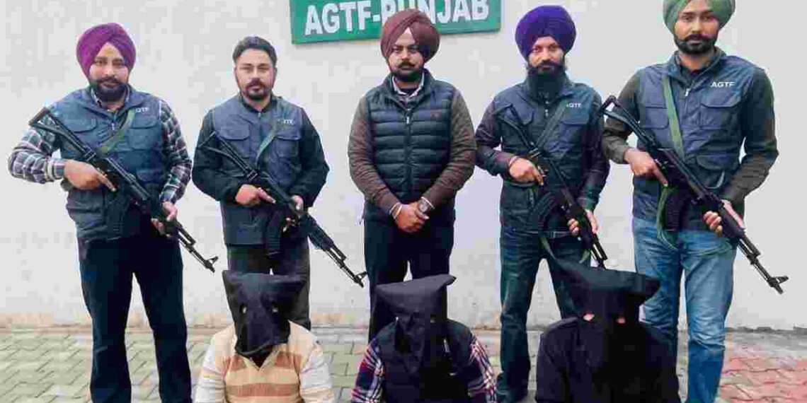 THREE ASSOCIATES OF TERRORISTS LAKHBIR LANDA AND HARWINDER RINDA HELD FROM AMRITSAR; TWO PISTOLS RECOVERED