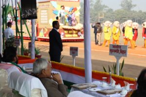 Bihar CM Nitish Kumar Attends Republic Day Celebration 2025 in Patna