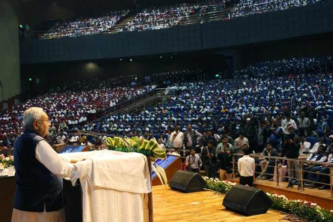 Bihar CM Nitish Kumar Highlights Equality and Justice at Sant Ravidas Jayanti Event in Patna